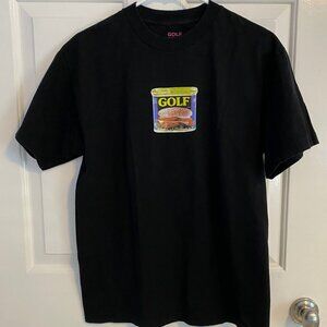 Golf Wang Spam can tee size med M black euc